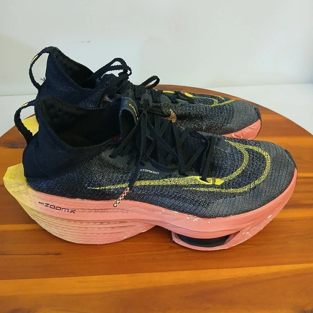 Nike Black Yellow Pink Running Shoes